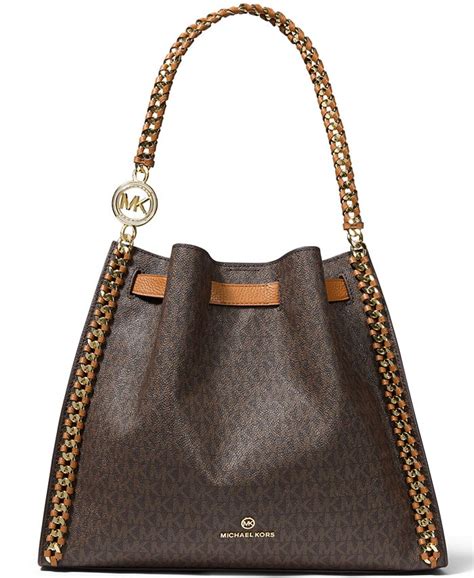 michael kors purses with chains|mina large chain shoulder bag.